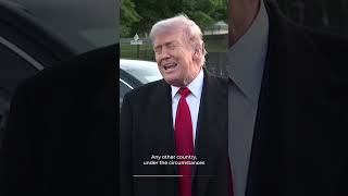 Trump says ceasefire still in effect, but Iran ‘better sign agreement fast’ | AJ #shorts