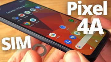 Google Pixel 4A : How to Insert SIM Card (Nano Sim card)