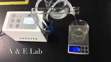A & E Lab :Digital Titrator  Machine Calibration operation video frequency demonstration for AE-D20