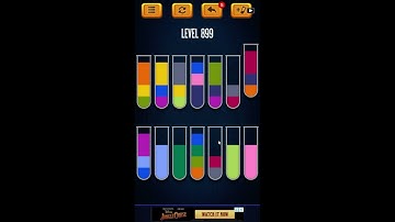 Water Sort Puzzle - Color Liquid Sorting Game Level 899 Solution