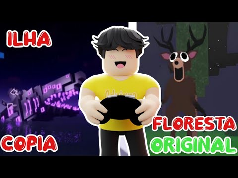 EU TESTEI UMA CÓPIAS DE 99 NOITES NO ROBLOX! 99 NOITES EM UMA ILHA!!😱