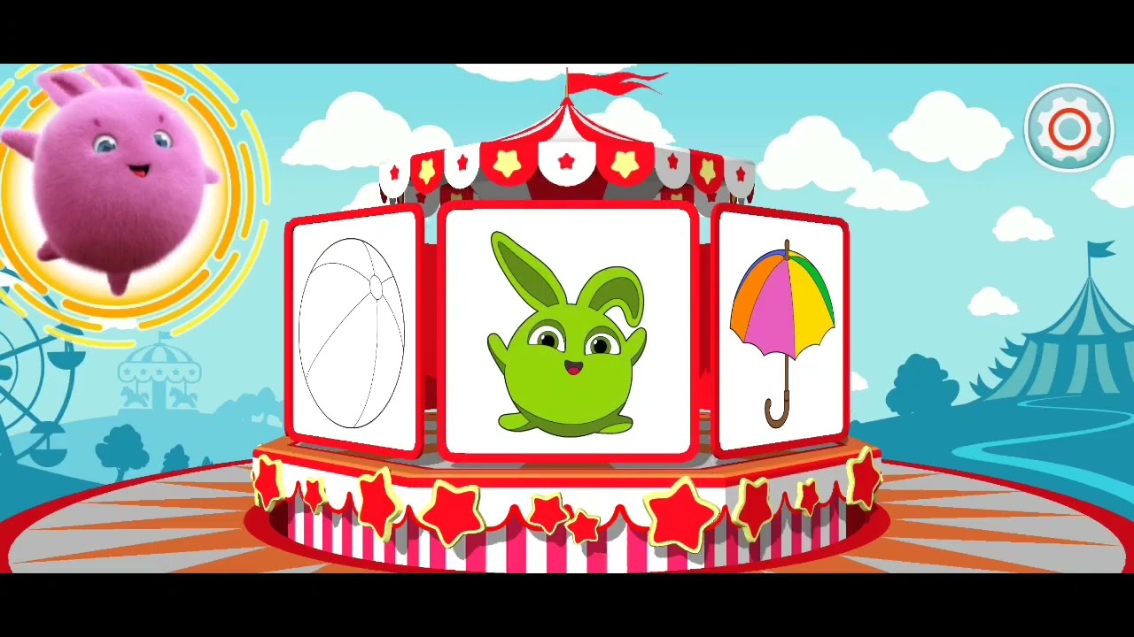 Sunny Bunnies Coloring Book GAMEPLAY Android Games for Kids Gameplay