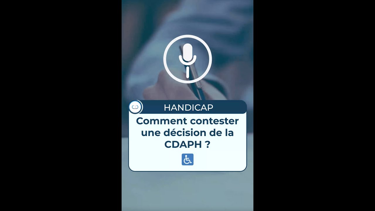 Comment contester une décision de la CDAPH ? - YouTube