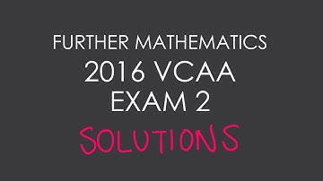 2016 VCAA Further Mathematics Exam 2