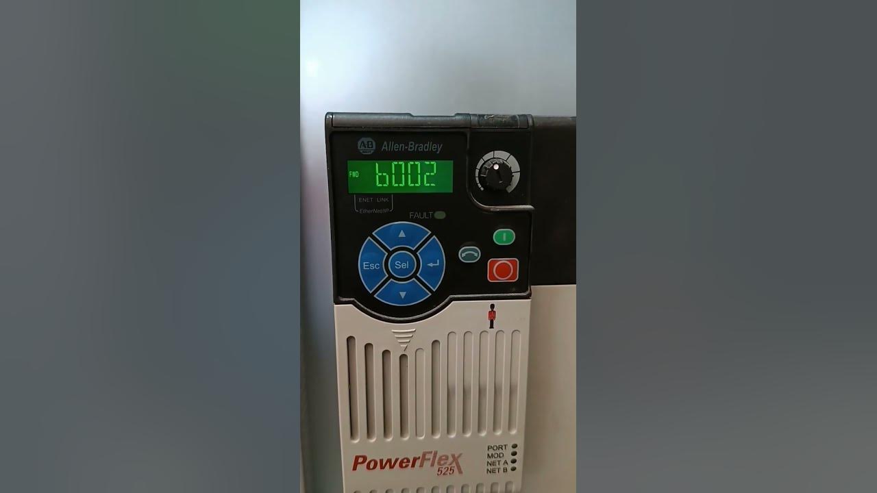 Powerflex 525 fault f004 under voltage youtube
