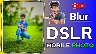 how to blur photo background like dslr || Mobile DSLR blur || photo editing series #02 - SS pictures screenshot 1