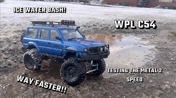 WPL c54-Testing out the 2 speed!#wpl #fyp #rc #4x4 #toyota #landcruiser