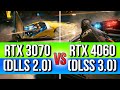RTX 3070 (DLSS 2.0) vs RTX 4060 (DLSS 3.0)