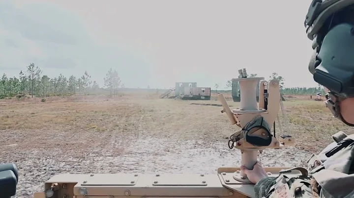 U.S. Airmen of the 125th Security Forces Squadron conduct Convoy Live Fire Exercise