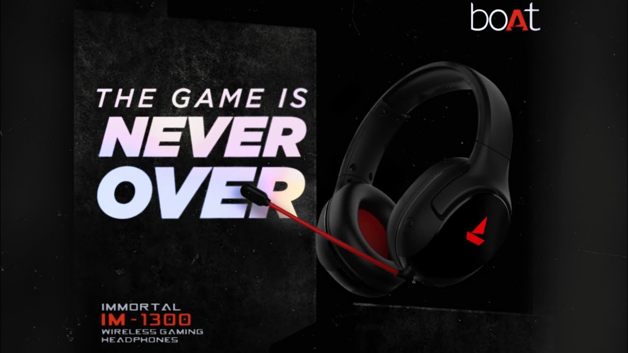 Headphones with an EXTERNAL DONGLE Boat Immortal 1300 Wireless Gaming