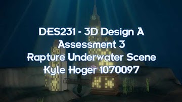 BioShock - Rapture 3D Motion Path Sequence