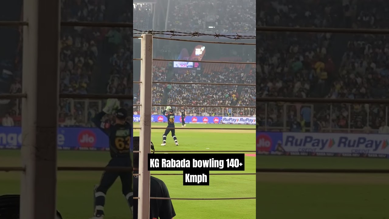 KG Rabada Bowling 140 KMPH + Live | IPL 2025 | GT vs PBKS | 