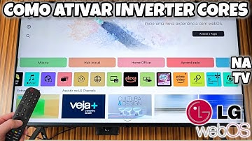HOW TO ACTIVATE THE COLOR INVERT FUNCTION ON LG WEBOS TV