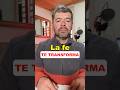 La FE te transforma. Necesitas creer para VER. #desarrollopersonal #pensamientos #fe #vida