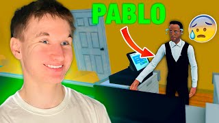 Min Nye Medarbejder Pablo Arbejder På Højtryk Supermarket Simulator