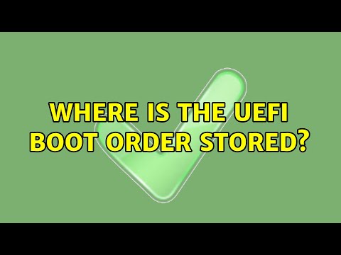 Where is EFI boot stored?