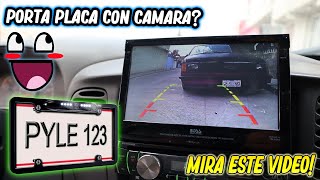 HACK PORTA PLACA PARA AUTO CON CAMARA DE REVERSA ESPECIAL PARA AUTOS/VALE LA PENA? YouTube