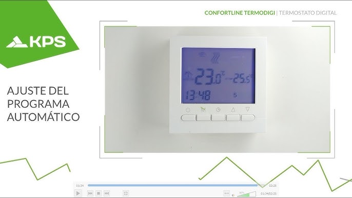 Termostato digital frío/calor CM1 de superficie 