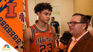 Keaton Wagler: Illinois rode grit to Final Four rematch vs. UConn | Big Ten Basketball | NBC Sports