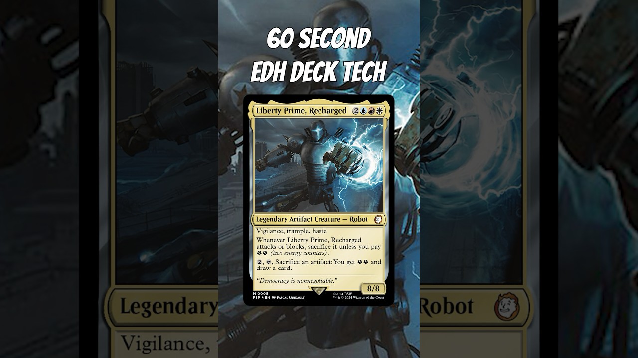 Liberty Prime, Recharged 60 Second EDH Deck Tech #edh #magicthegathering # mtg #fallout - YouTube Liberty Prime, Recharged 60 Second EDH Deck Tech #edh #magicthegathering # mtg #fallout - YouTube