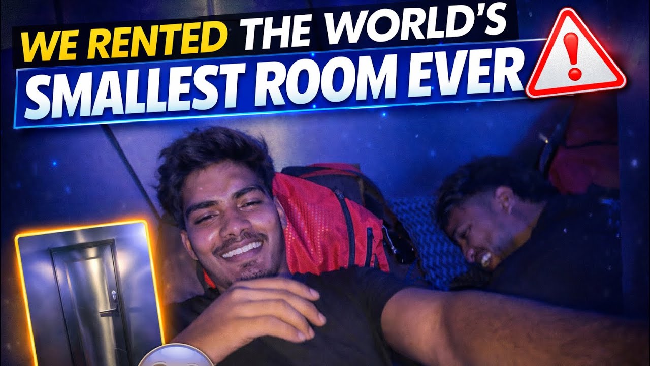 WE RENTED THE WORLDS SMALLEST ROOM EVER in ⚠️ | Benhur rider