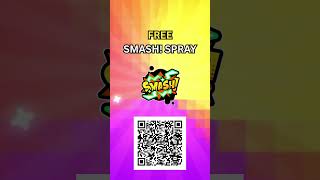 FREE SMASH Spray in Brawl Stars! 🎁 Scan This QR Code NOW!