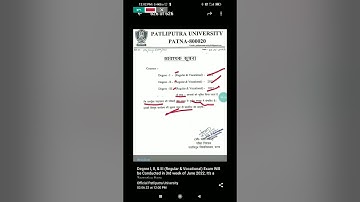 patliputra University Offcial part 1/2/3 Tentive exam date release|#ppu, #ppulatestnews