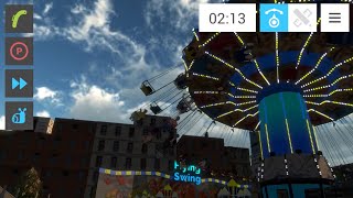 FUNFAIR RIDE SIMULATOR 4 | FLYING SWING (POV) screenshot 2