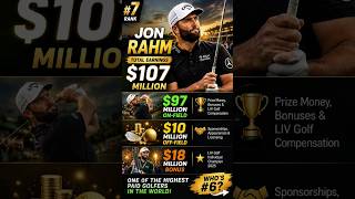 Jon Rahm Made $107 MILLION 🤯 | #7 Highest-Paid Athlete in 2026 #JonRahm #Golf  #Shorts