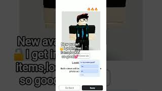 is my avatar good?|•new Roblox Avatar🔓🔥🔥 #game #viral#roblox#xian.explorezgames