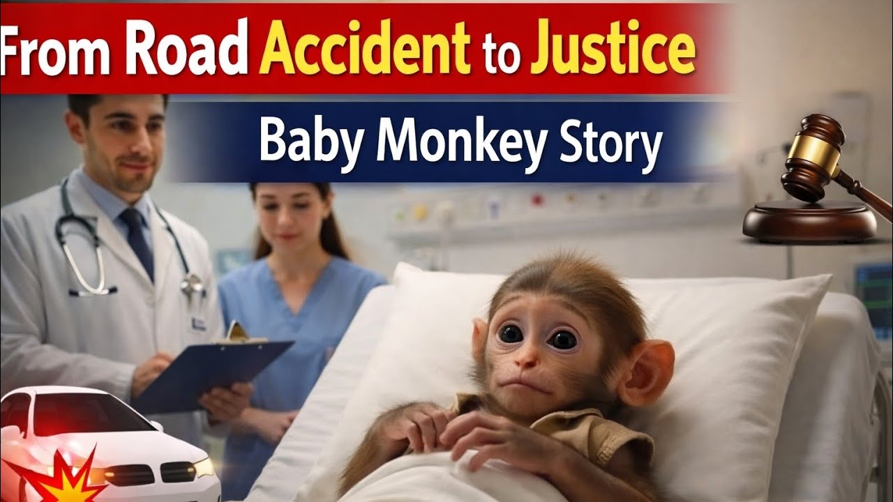 From Road Accident to Justice | Baby Monkey Story@MiniMonk3