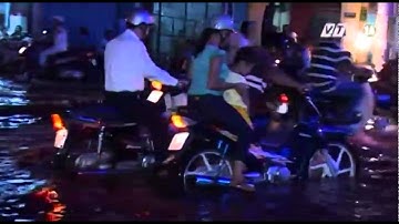 VTC14_TP HCM lại ngập sâu do triều cường