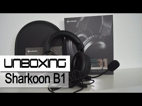 Sharkoon B1 Stereo-Headset ★ MG Unboxing ★ [HD] ★ German | Deutsch