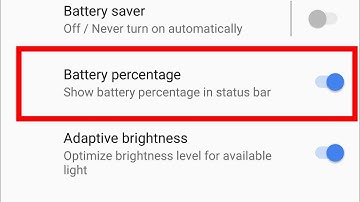 How to enable battery percentage ui tuner