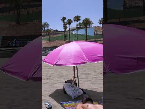 Playa del Inglés 🌊 | Relaxing Waves 4K 🏝️🇪🇸 #Shorts