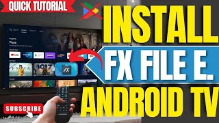 No Playstore? How to Download & Install FX File Explorer App on ANY Android TV (2025) screenshot 4