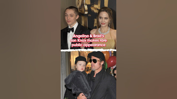 Angelina Jolie and Brad Pitt’s son Knox makes rare public appearance at Governor Awards