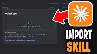 How To Upload Skill To Claude AI! - Tutorial