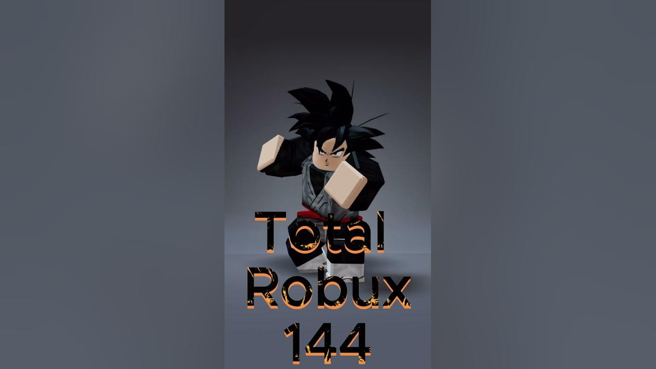 How to make Goku Black in ROBLOX! - YouTube