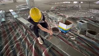 Thi công hệ thống thông gió điều hoà