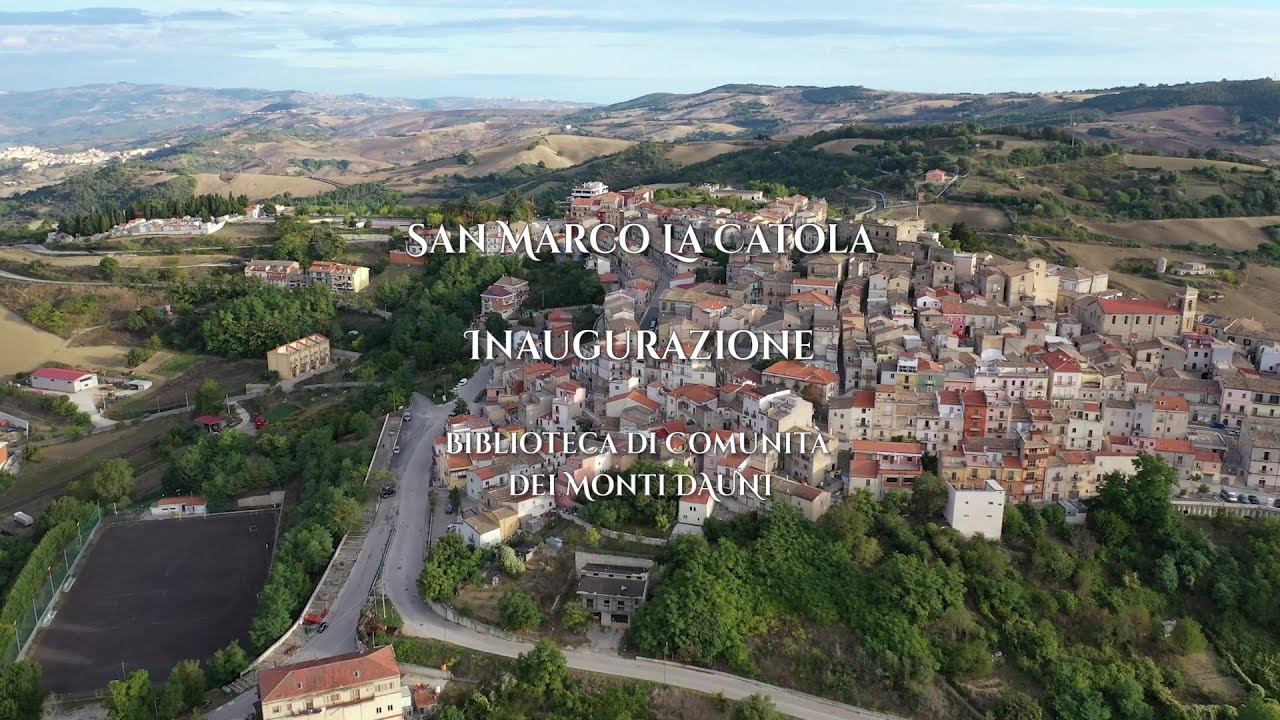 San Marco la Catola - Inaugurazione Biblioteca di Comunità