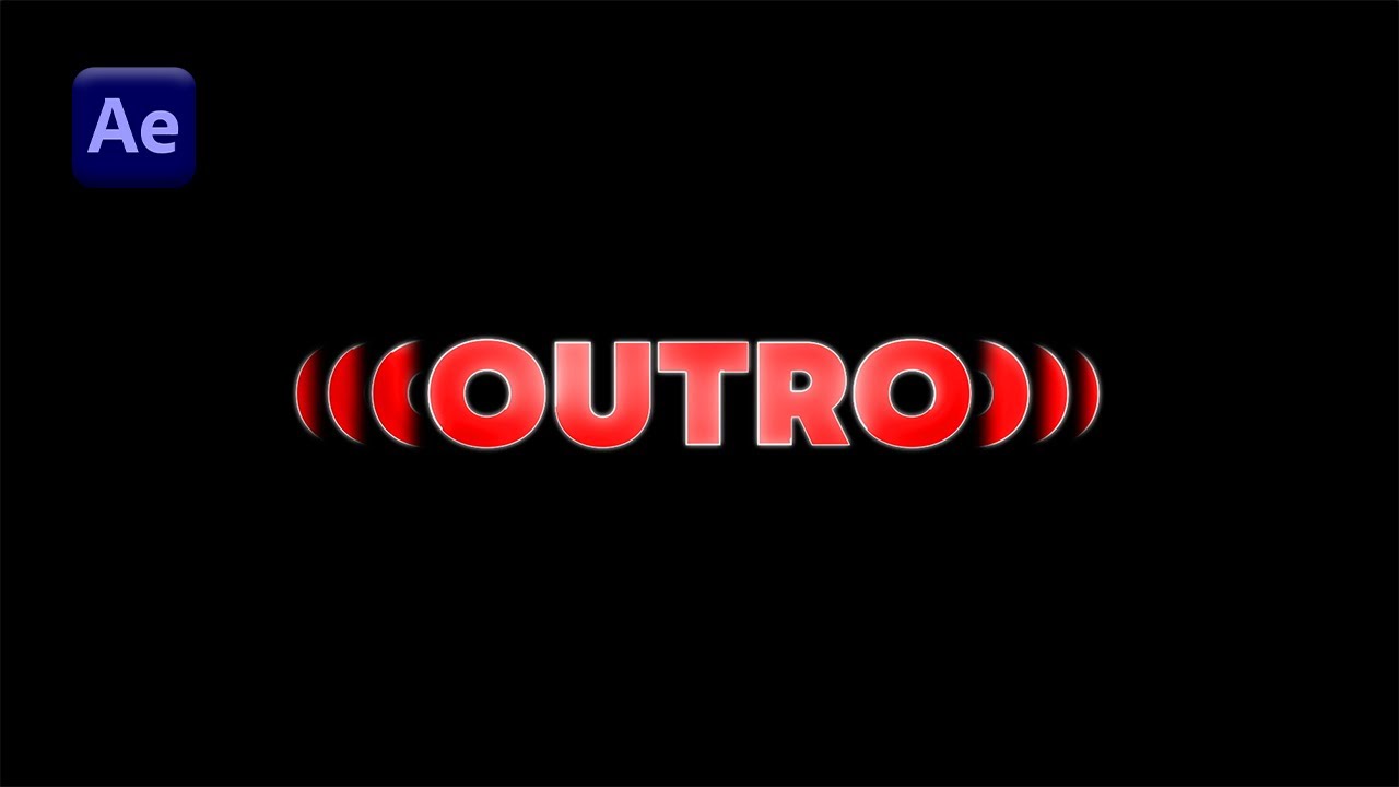 Create Dynamic Glowing Text Animation in After Effects #animation # ...