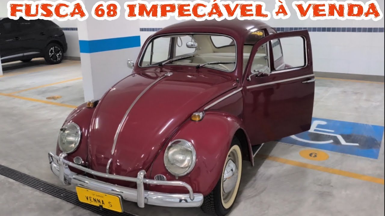 OLHA SÓ À VENDA FUSCA 1968 ZERADO CARRO ANTIGO CLÁSSICO  #classiccars #aircooled #fusca #kombi