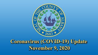 Coronavirus (COVID-19) Update (November 9, 2020)