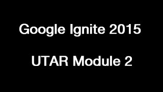 UTAR Module 2 Training Wealth