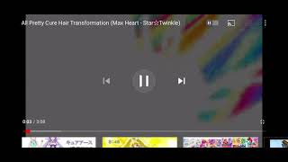 Precure all disgusting hair transformations+cure happy