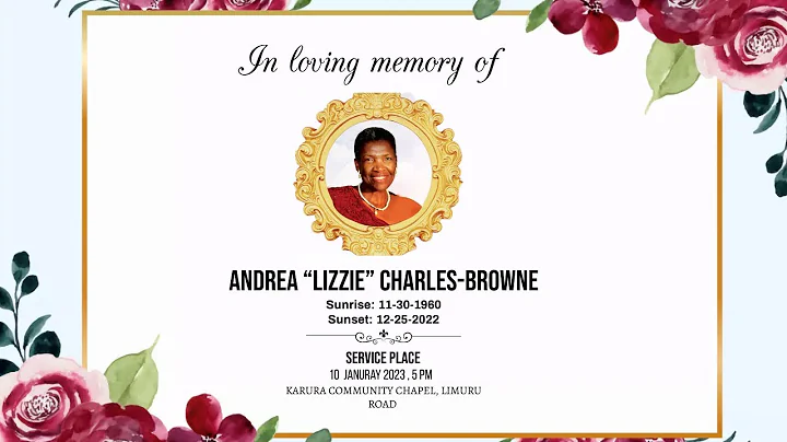 Celebrating Andrea Lizzie Charles-Browne