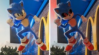 Sonic The Hedgehog 2 SONIC EXE vs SONIC - McDonald's Happy Meal (US) Commercial