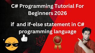 if and if else statement in C# programming language | In Urdu Language