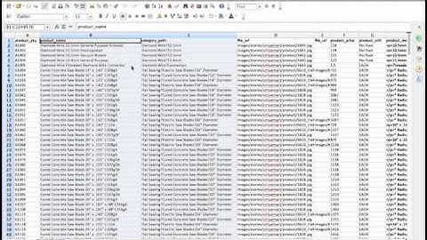 Importing eCommerce Items into Joomla Virtuemart using CSV Inproved